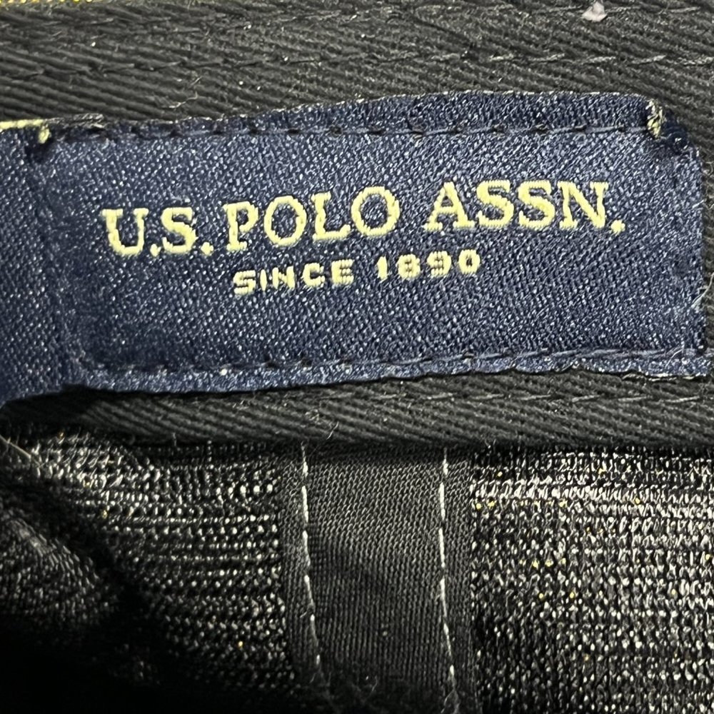 US Polo Assn Adjustable Baseball Cap Hat Gray Sparkly USPA - Picture 6 of 8